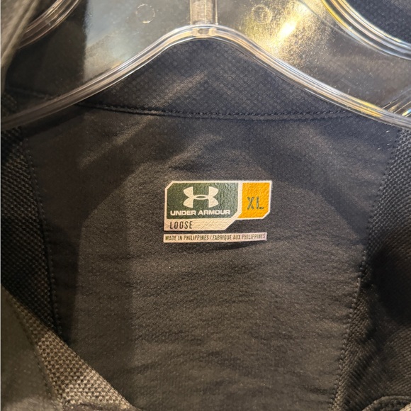 Under Armour Men's Black Zip-Up Sweater - Picture 4 of 4